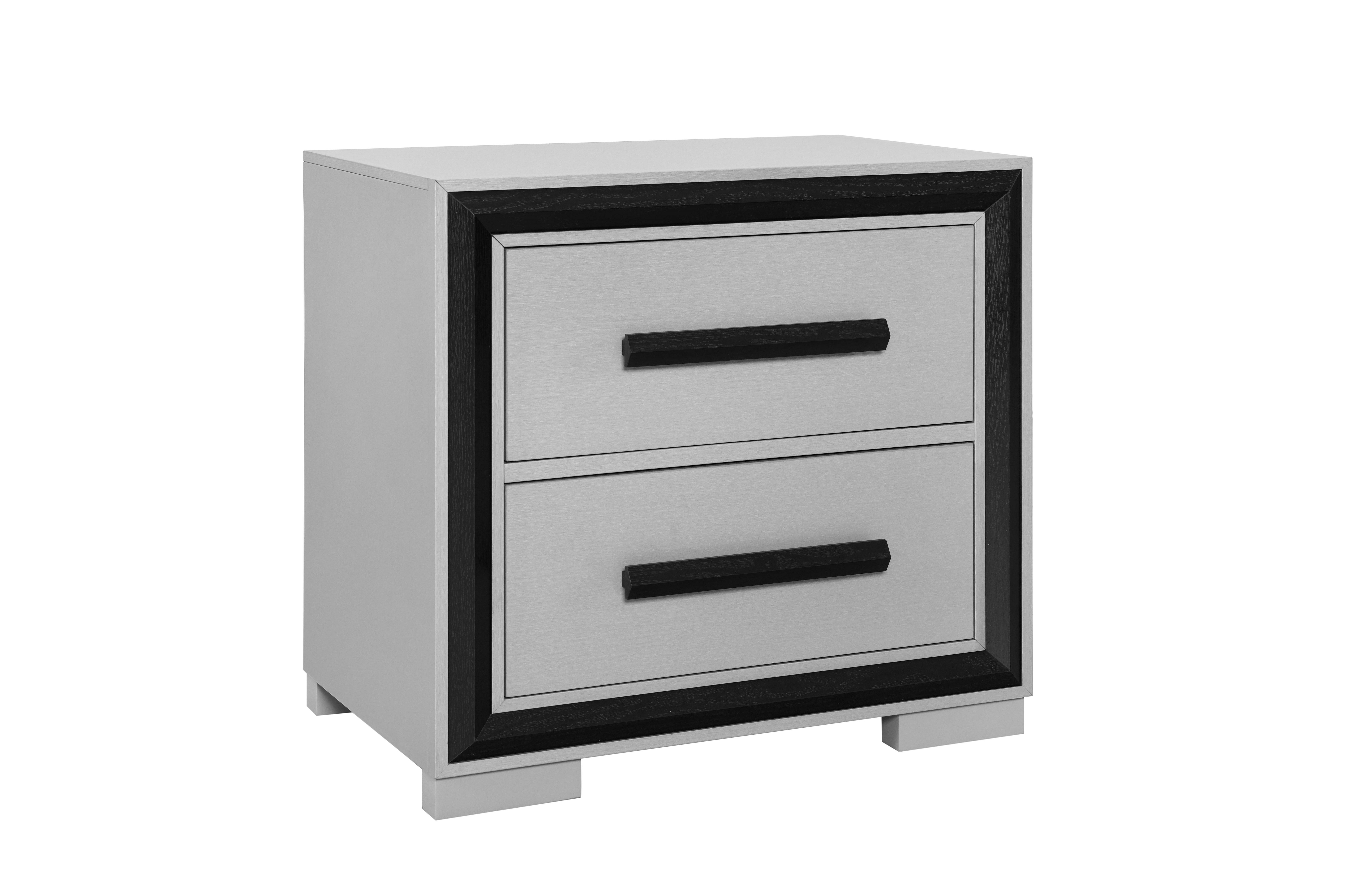 Amelia-Black Night Stand
