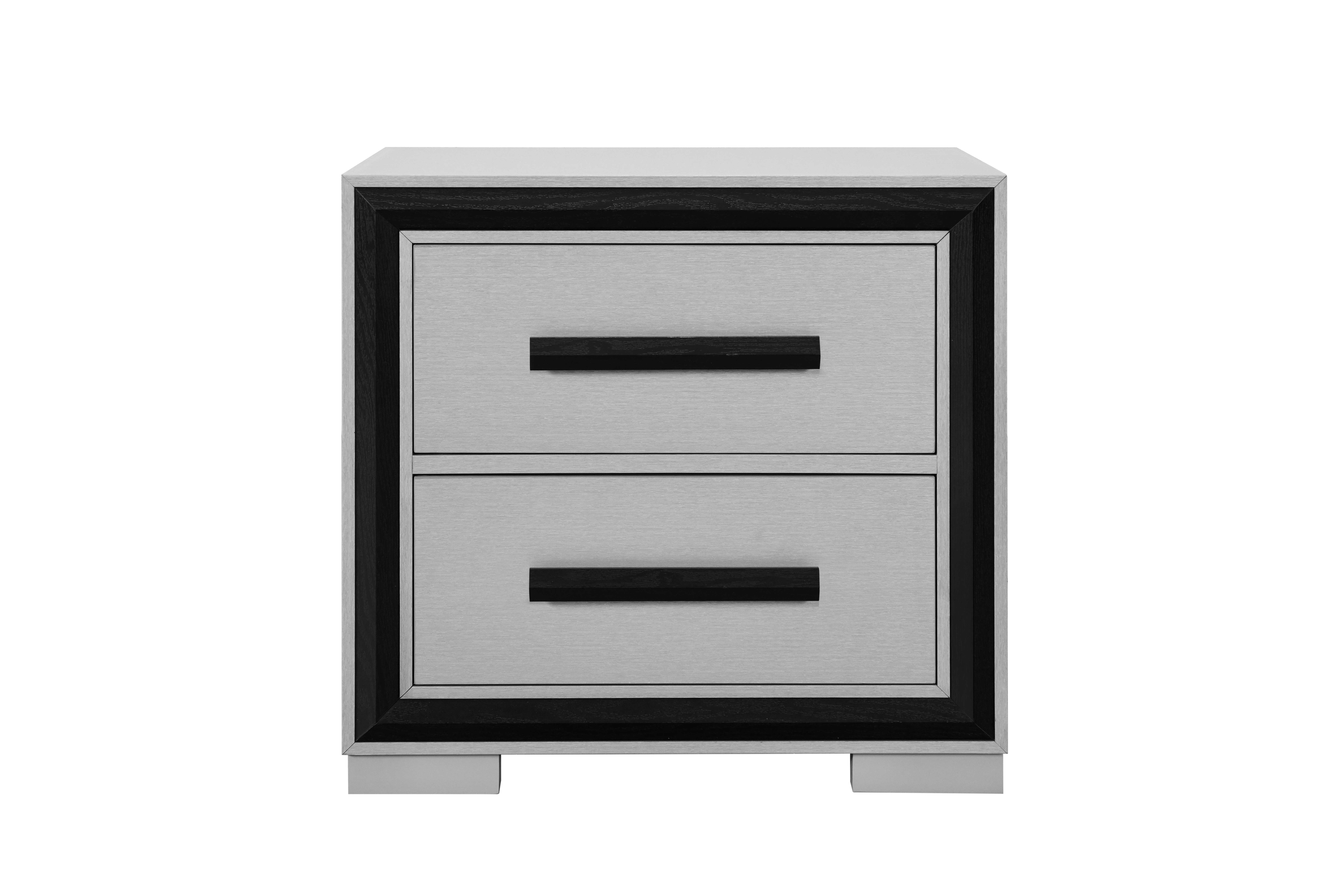 Amelia-Black Night Stand