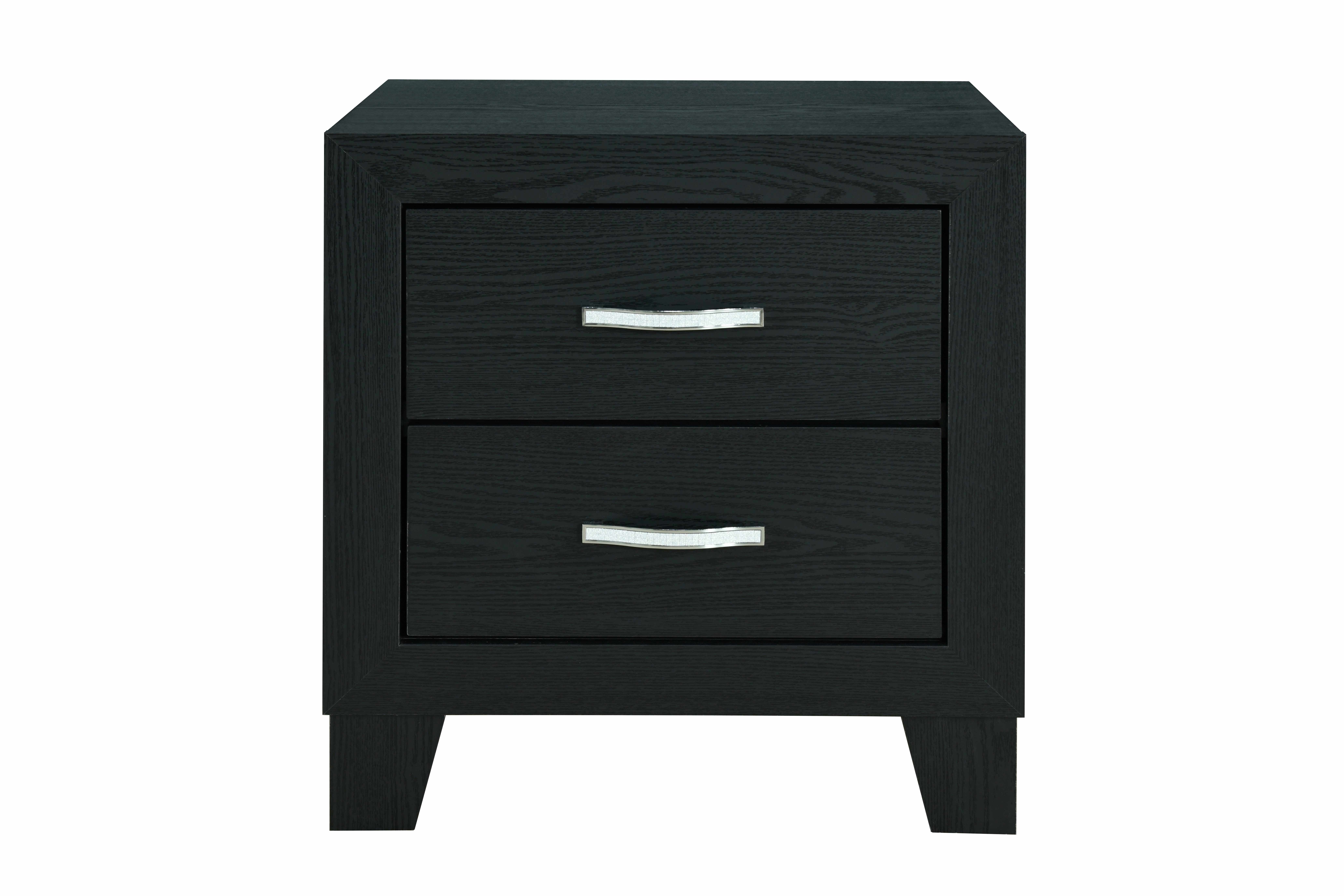 Reid-Black Night Stand