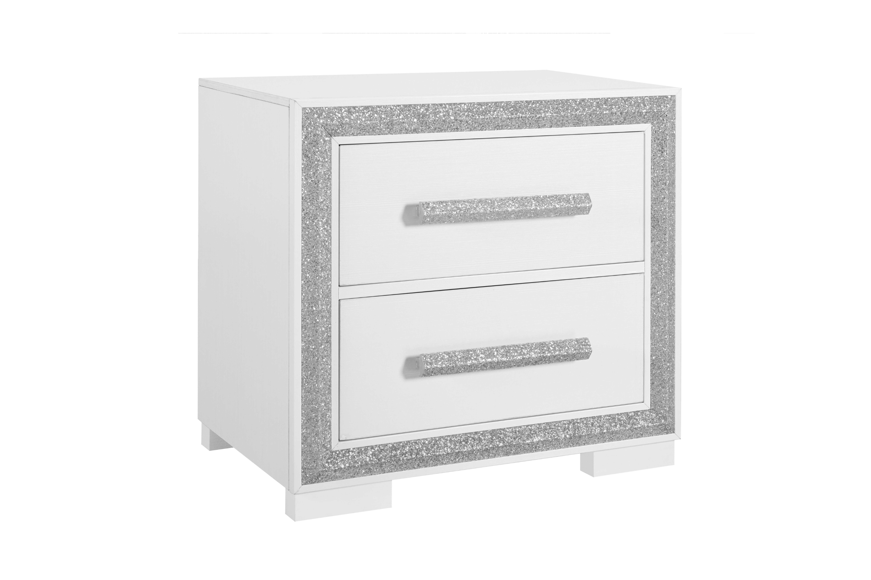 Andros-Silver Night Stand
