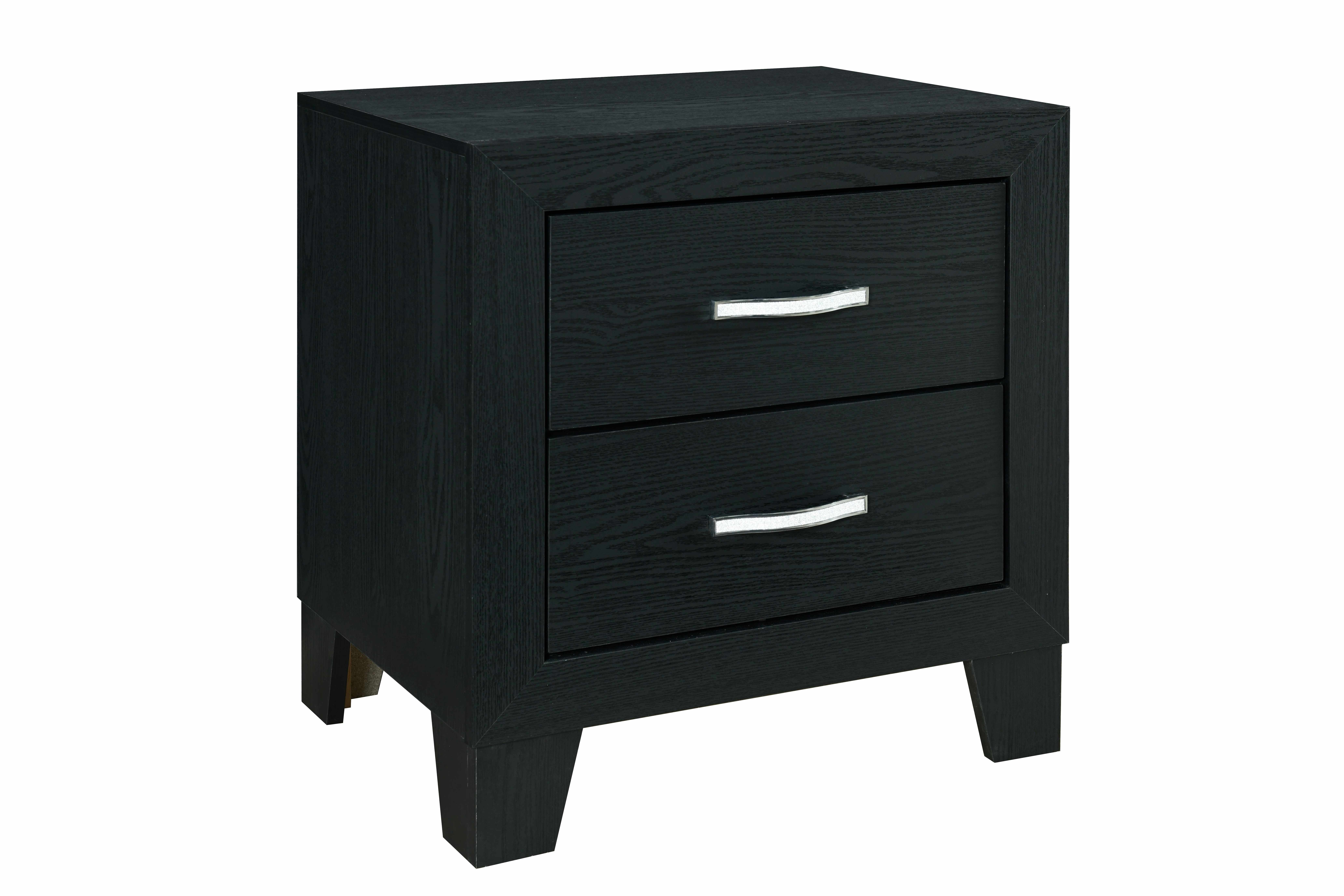 Reid-Black Night Stand